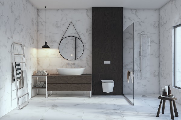 Bagno moderno appena rinnovato.